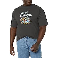 Disney Classic Mickey Easter Mouse Men's Tops Short Sleeve Tee Shirt