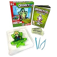 Dissect It Kit for Kids Plus Upgraded Frog Dissection Toy Kit, Realistic Lab Experience, No Use of Real Frog! No Odor, STEM Toys, Animal Science & Anatomy Home Learning for Kids, Boys, Girls