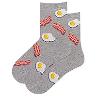 Hot Sox Kids' Fun Food & Drink Crew Socks-1 Pair Pack-Cool & Cute Boys & Girls Gifts