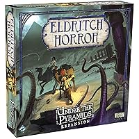 Eldritch Horror Under the Pyramids Board Game EXPANSION | Mystery Game | Cooperative Board Game for Adults and Family | Ages 14+ | 1-8 Players | Avg. Playtime 2-4 Hours | Made by Fantasy Flight Games