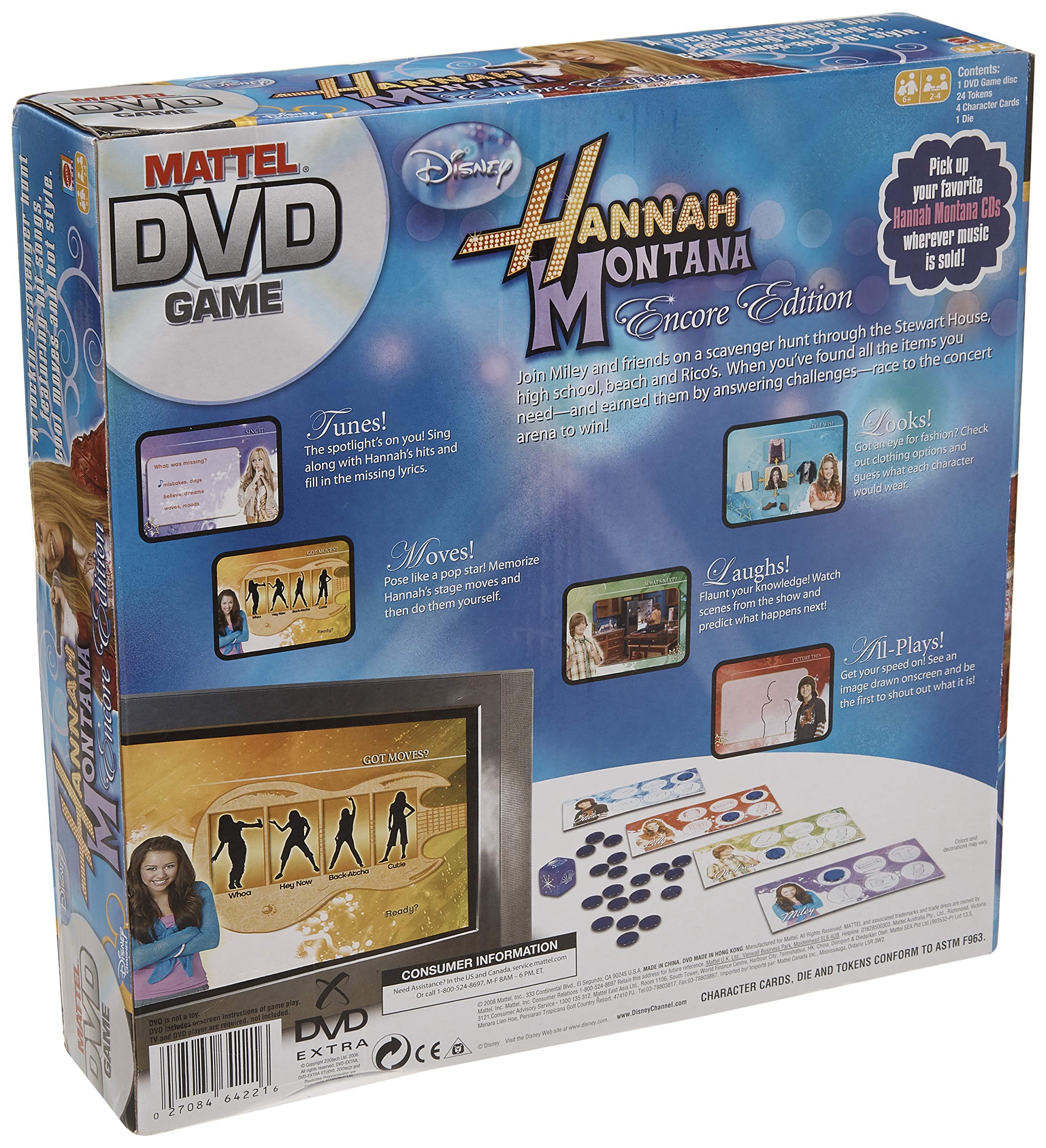 Mattel Disney Hannah Montana DVD Game 2 Encore Edition