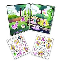 Love Diana - Magnetic Creations Tin - Dress Up Play Set - Includes 2 Sheets of Mix & Match Dress Up Magnets with Storage Tin. Great Travel Activity for Kids and Toddlers!