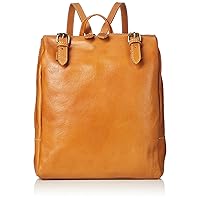 Peak Frame Buckle Backpack, Camel