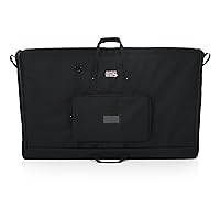 Cases Padded Nylon Carry Tote Bag for Transporting LCD Screens, Monitors and TVs; Fits 50