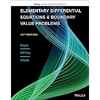 Elementary Differential Equations and Boundary Value Problems (Boyce, Elementary Differential Equations & Boundary Value Probs, Twelfth Edition) Elementary Differential Equations and Boundary Value Problems (Boyce, Elementary Differential Equations & Boundary Value Probs, Twelfth Edition) Loose Leaf Kindle Paperback