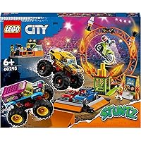 LEGO® City Stunt Show Arena 60295 Building Kit; Cool Stunt Toys for Kids