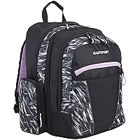 Eastsport Multipurpose Expandable Backpack with Multiple Compartments and External USB Charging Port - Brush Stroke