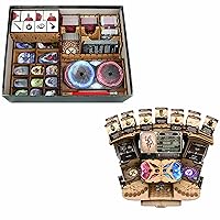 TowerRex Lionsguard Bundle with 1 Playerboard | Storage Solution for Gloomhaven Jaws of The Lion Board Game | Insert for Gloomhaven Jaws Organizer Kit | Gloomhaven Card and Token Tray Box