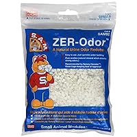 Penn-Plax S.A.M. ZER-Odor Pet Odor Absorber and Deodorizer – Zeolite Crystals Reduces Urine Stench – 1 lb. Bag