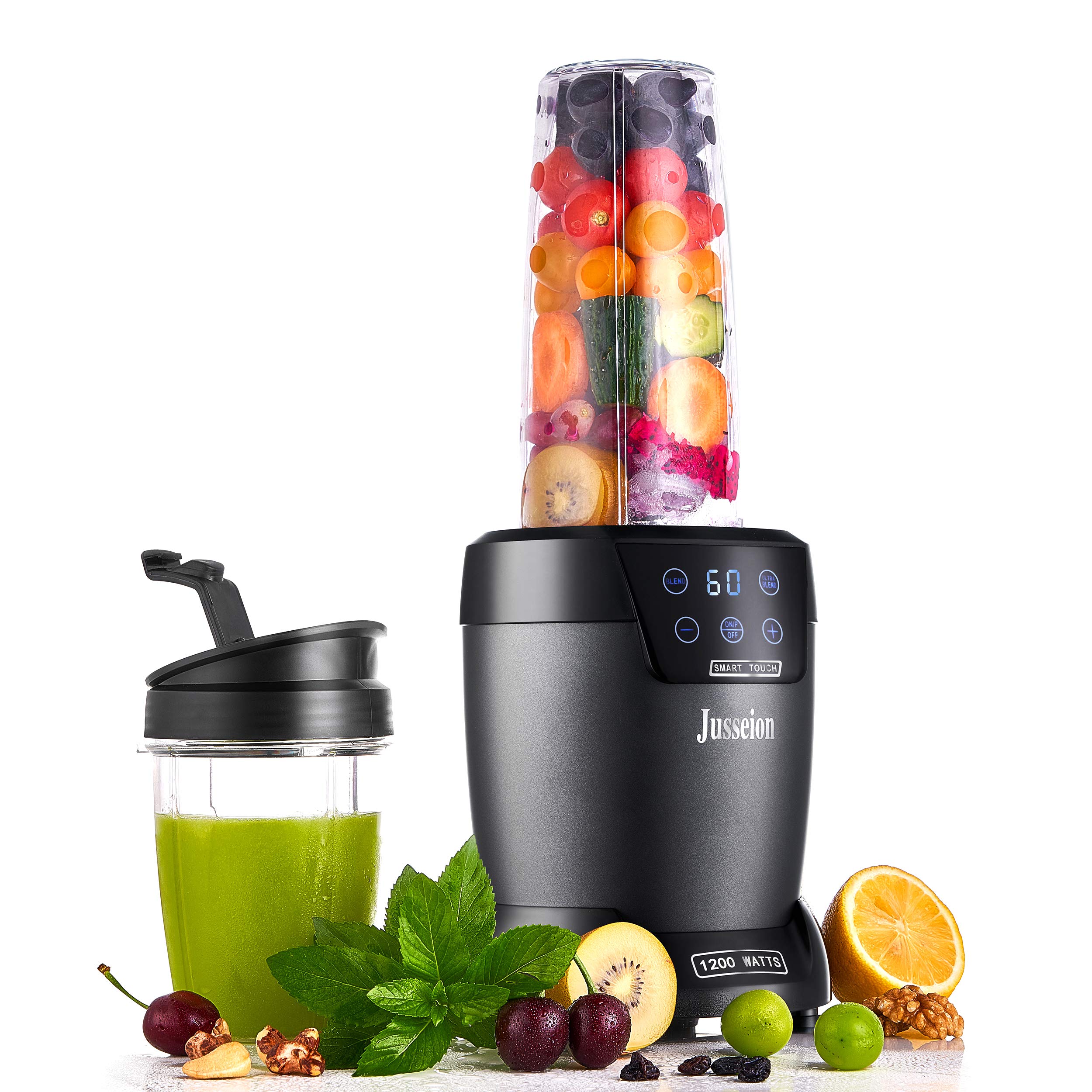Mua Blender Smoothie Blender Blender for Shakes and Smoothies 1200W Digital  Touch Screen Bullet Blender Smoothie Maker Countertop Blenders Blenders for  Kitchen for Smoothies 18&35 OZ Cups with To-Go Lids trên Amazon