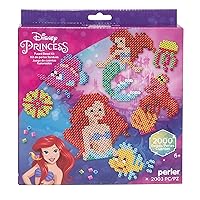 Perler Disney's The Little Mermaid Fused Bead Craft Activity Kit, Includes 9 Patterns, Finished Project Sizes Vary, Multicolor 2003 Pieces