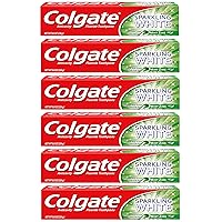 Sparkling White Whitening Toothpaste, Mint - 8 ounce (6 Pack)