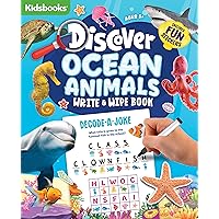 Discover Ocean Animals: Write & Wipe Book-Includes Write-and-Wipe Pen and Fun Stickers Discover Ocean Animals: Write & Wipe Book-Includes Write-and-Wipe Pen and Fun Stickers Spiral-bound