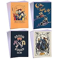 Hallmark Hocus Pocus Halloween Cards Assortment, Sanderson Sisters (16 Cards and Envelopes)
