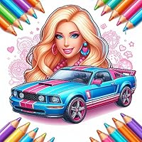 Vehicle & Car Coloring Book - Barbie Car Color By Number : Cars Coloring Book Pages Cars Color By Number Games
