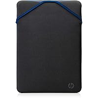 HP - PC Protective Reversible Sleeve for Laptops up to 14 Inches Black/Blue Design