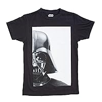 Star Wars Darth Vader Head Block Graphic T-Shirt | M Black