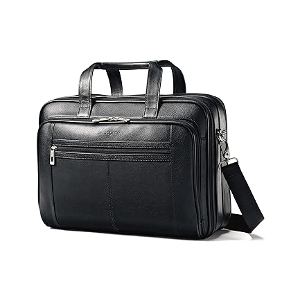 Samsonite Unisex-Adult Leather Checkpoint Friendly Briefcase