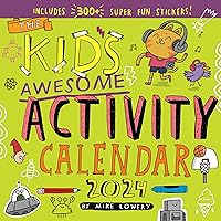 Kid's Awesome Activity Wall Calendar 2024: Includes 300+ Super Fun Stickers!