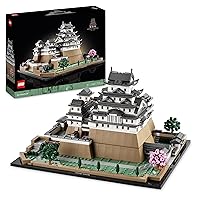 LEGO 21060 Architecture Himeji Castle, Adult Block Set to Build Castle Model, Gift Idea for Architect and Japanese Culture Fan, Includes Cherry Trees to Build