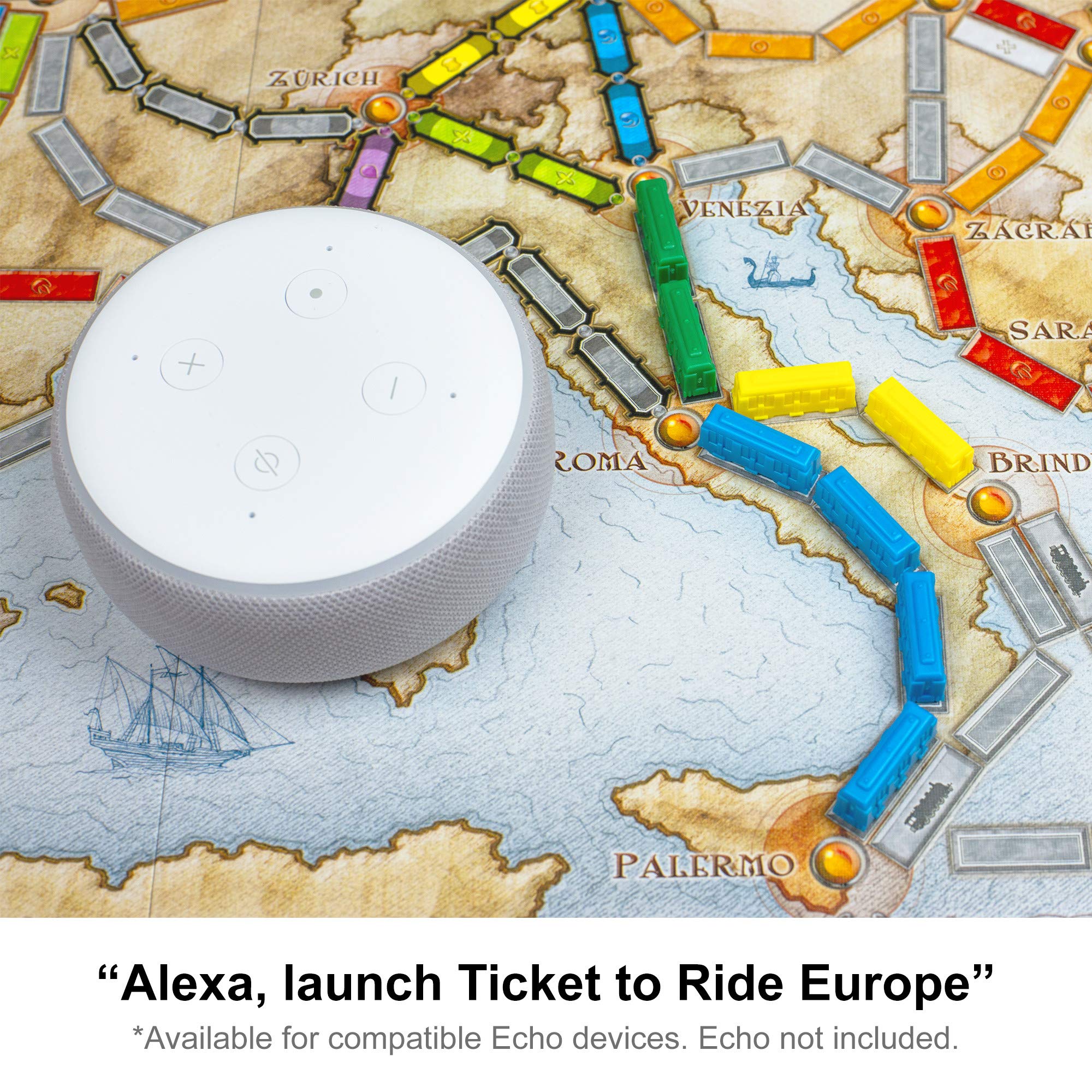 Ticket to Ride Europe Train Board Game for Adults and Family | Ages 8+ | For 2 to 5 players | Average Playtime 30-60 minutes | Made by Days of Wonder