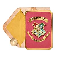 Papyrus Harry Potter Blank Card (Hogwarts Patch)