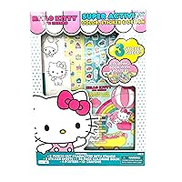 Hello Kitty Super Acitivty Set for Kids, Girls - Bundle with Color, Sticker, Posters and Design