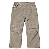 City Threads Boys' Stretchy Corduroy Pull Up Pants for Active Kids School or Play