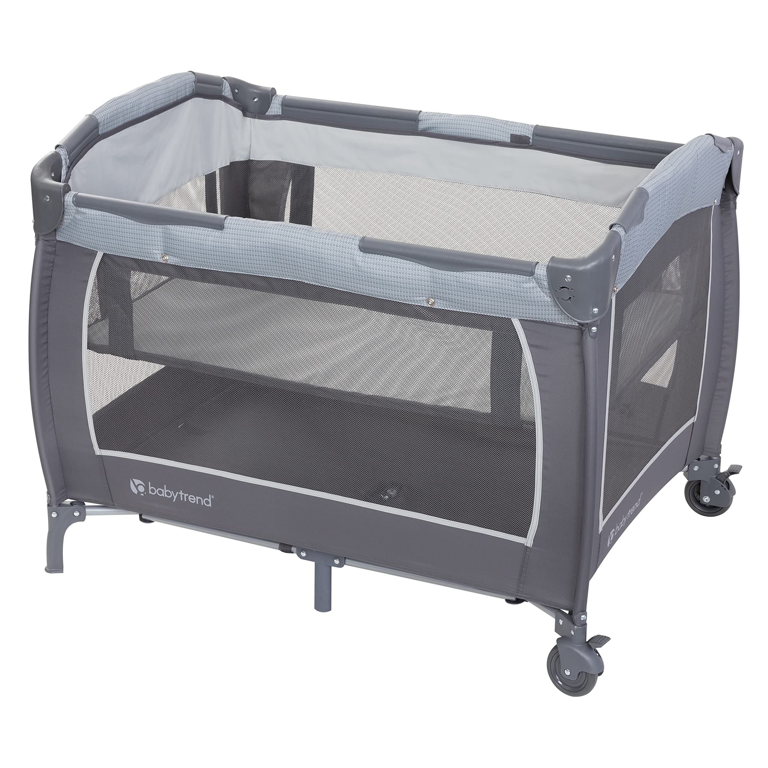 Baby Trend Lil' Snooze Deluxe III for Twins,Cozy Grey
