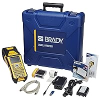 Brady M610 Handheld Label Maker with Hard Case (M610-KIT). Durability Meets The widest Range of Data Entry Options. Replaces BMP61,Yellow/Gray, Large