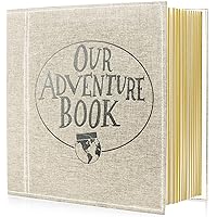 Self-Adhesive Page Photo Album, White, 11 x 12.9 in, 20 Sheets, Holds 3 x 5, 4 x 6, 6 x 8, 8 x 10 Photos