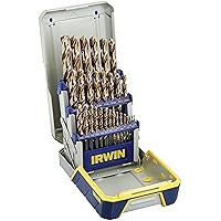 Irwin Tools IRWIN Drill Bit Set with TurboMax Bits & Case, 29-Piece (3018006B)