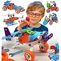 STEM Toys for Boys Age 8-12 Year Old Best Birthday Gifts Building Toys for Kids Ages 6-8 Fun Educational Stem Activities Toys Boys 8-10 Year Old Gift Idea Construction Set Creative Toys Top Blocks
