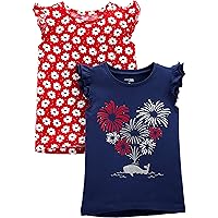 Simple Joys by Carter's Baby Girls' 2-Pack Short-Sleeve Tee Shirts