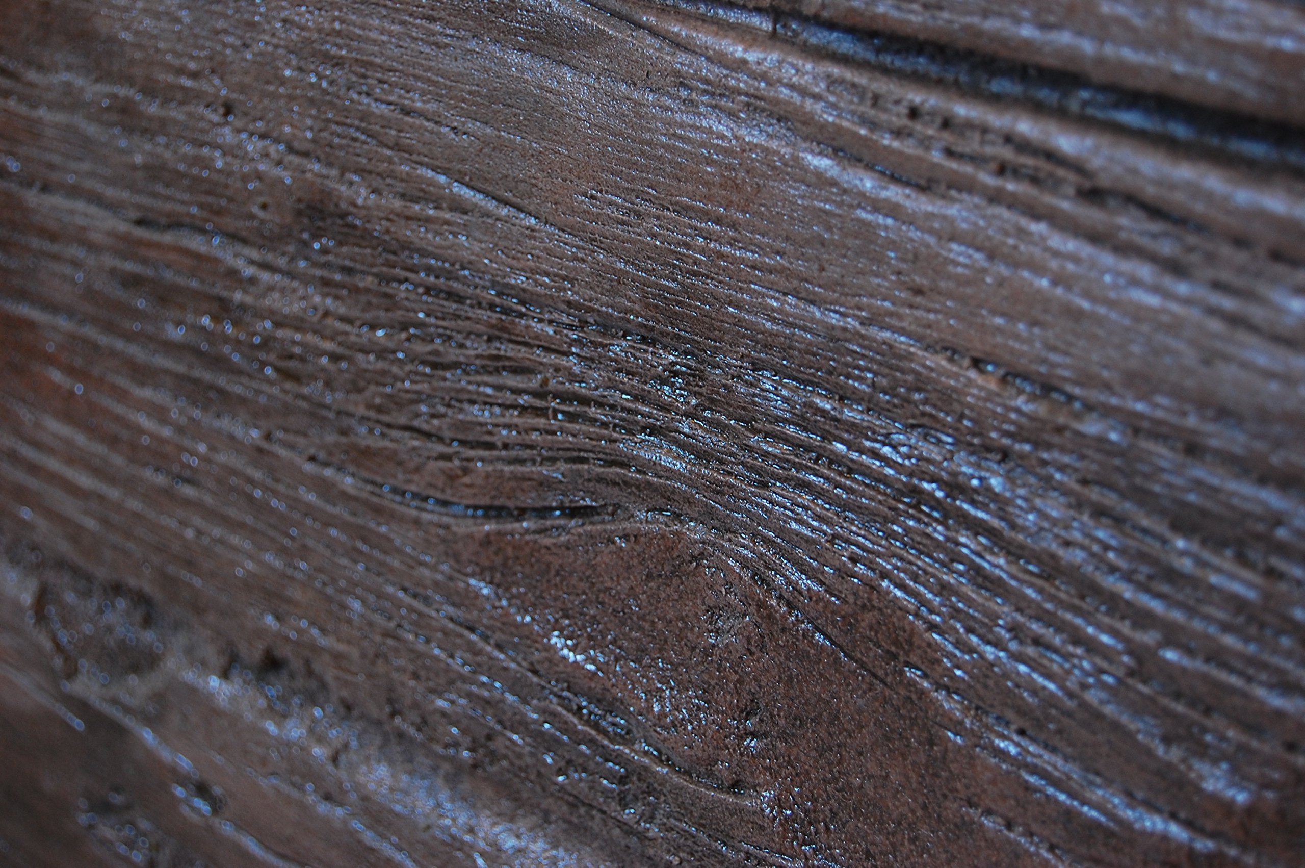 Weatherwood Plank Concrete Stamp Set by Walttools | Realistic Hardwood Slabs, Sturdy Polyurethane Texturing Mats, Decorative Lumber Detail (8 Piece)