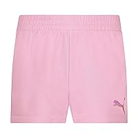 PUMA Girls' Active Short, Pale Pink, X-Large