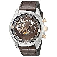 Zenith Men's 5121614047.75C El primero Analog Display Swiss Automatic Brown Watch