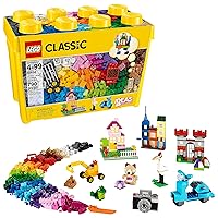 Classic Large Creative Brick Box 10698 Building Toy Set for Back to School, Toy Storage Solution for Classrooms, Interactive Building Toy for Kids, Boys, and Girls