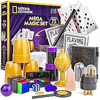 NATIONAL GEOGRAPHIC Mega Magic Set - More Than 75 Magic Tricks for Kids to Perform with Step-by-Step Video Instructions for Each Trick Provided by a Professional Magician (Amazon Exclusive)