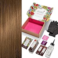8G Golden Blonde Permanent Hair Color Dye Kit (Color, Developer, Barrier Cream, Gloves, Cleaning Wipe, Shampoo and Conditioner) Radiant Color that Lasts up to 8 Weeks