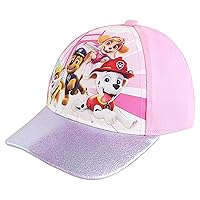 Nickelodeon Girls Baseball Cap, Paw Patrol Adjustable Toddler Hat for Ages 2-4