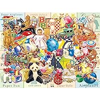 KI Puzzles 550 Piece Puzzle for Adults Rosiland Solomon Childhood Memories Art Jigsaw Puzzle 24x18 (02685-SB)