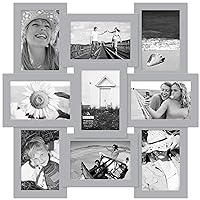 Malden Gray Puzzle Wall Collage Picture Frame
