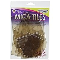US Artquest Mica Tile Medium Pieces 1-Ounce, Approx 5-Inch by 6-Inch