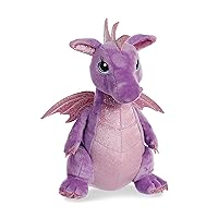 Aurora® Enchanting Sparkle Tales™ Larkspur Dragon™ Stuffed Animal - Magical Adventures - Endless Play - Purple 12 Inches