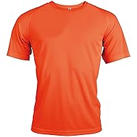 Sport t-Shirt(Fluorescent Orange, XL)