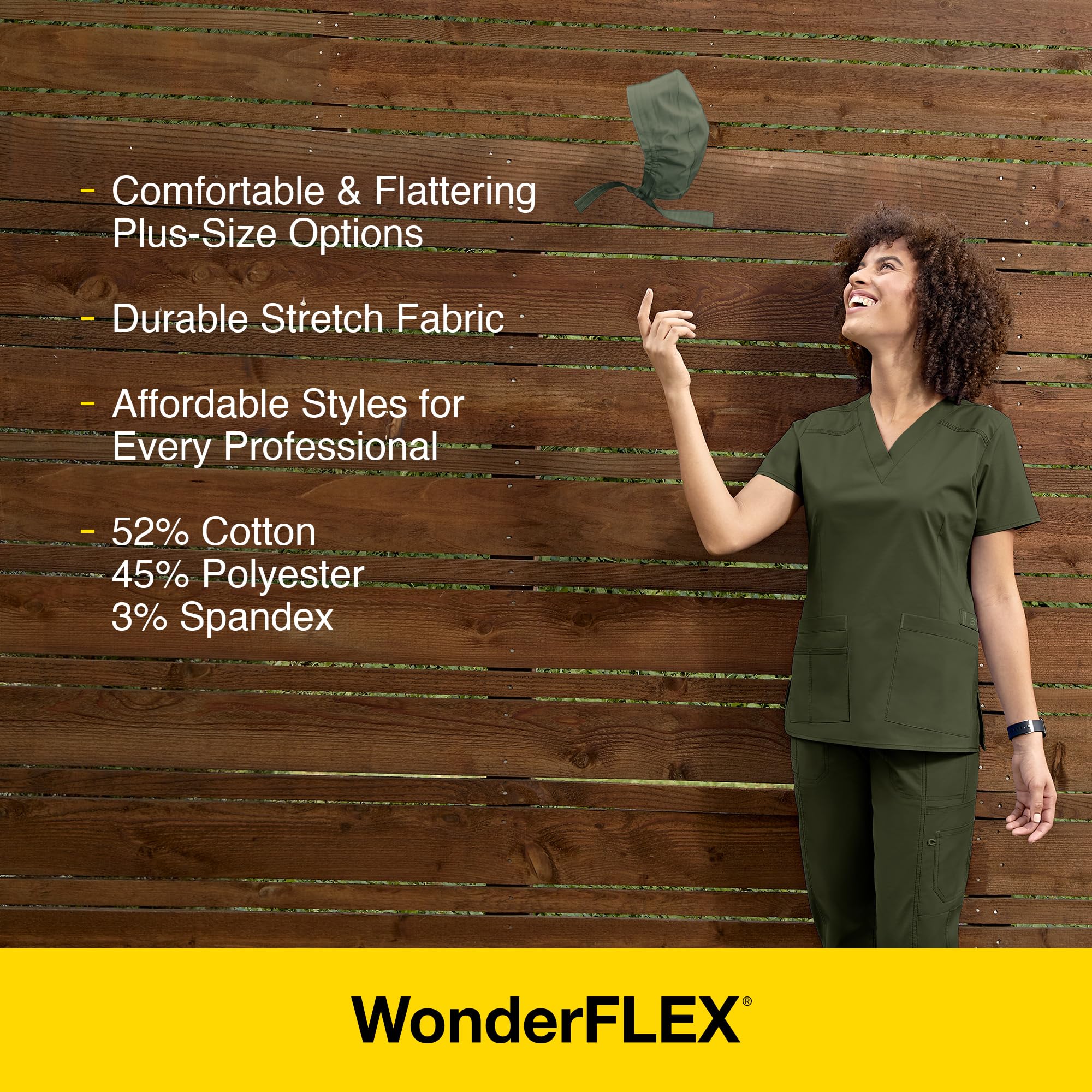 WonderWink Women's Wonderflex Faith Scrub Pant