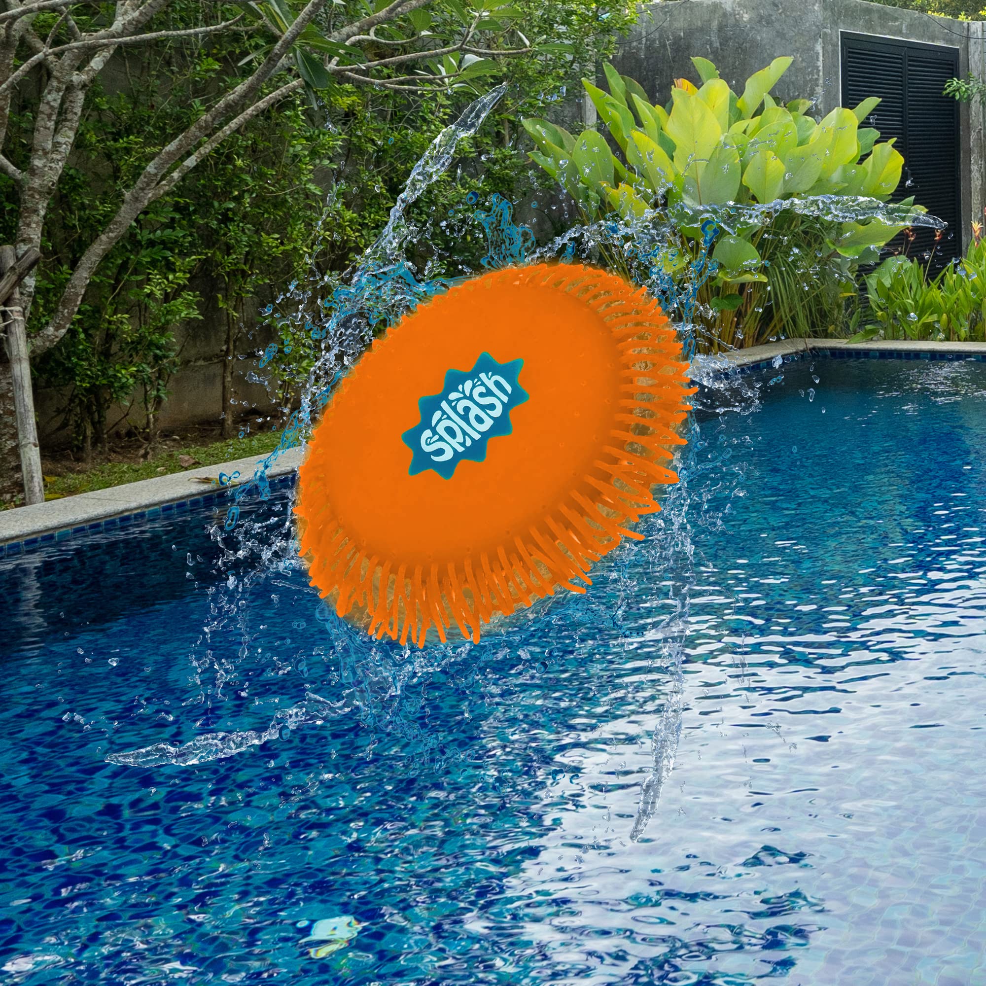 ArtCreativity Splash Water Flying Disc Toys, Set of 3, Water Splashing Frisbee for Kids in 3 Bright Colors, Backyard Games and Outdoor Summer Toys, Water Toys for Kids and Adults