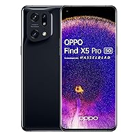 Oppo Find X5 Pro 5G Dual 256GB 12GB RAM Factory Unlocked (GSM Only | No CDMA - not Compatible with Verizon/Sprint) China Version | No Google Play Installed - Glaze Black