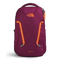 THE NORTH FACE Women's Vault Everyday Laptop Backpack, Boysenberry/Mandarin, One Size